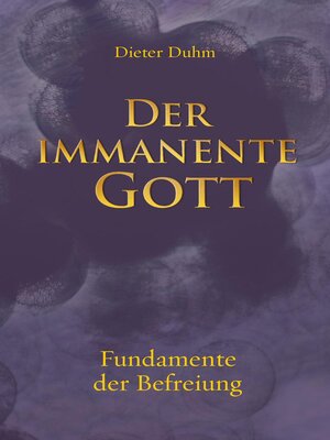 cover image of Der Immanente Gott